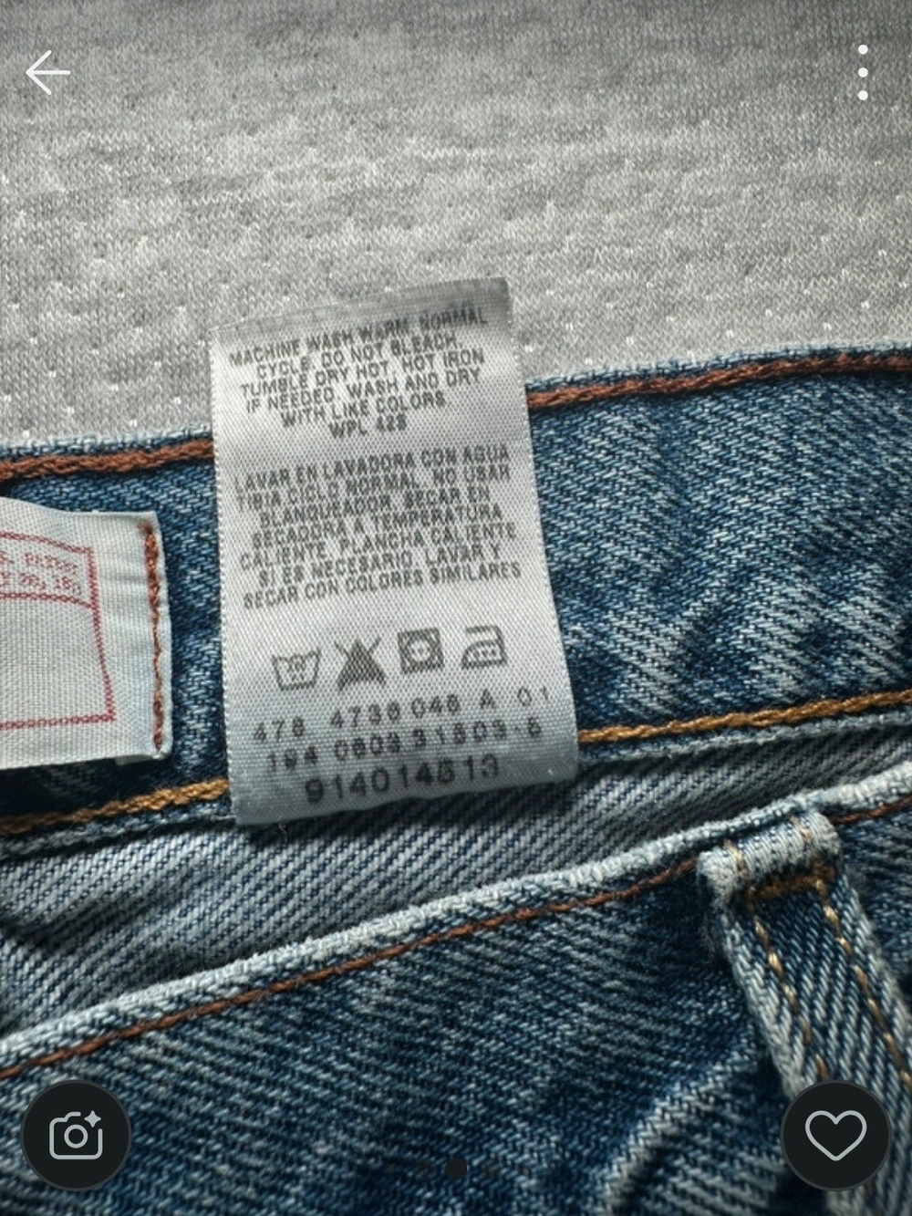 Levi Strauss Signature men's relaxed fit jeans in size W42 L32. 100% Cotton - Picture 4 of 9